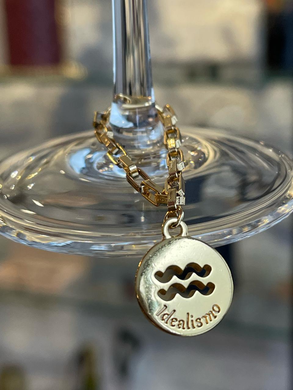 Marcador de Taça-Signos-Aquário