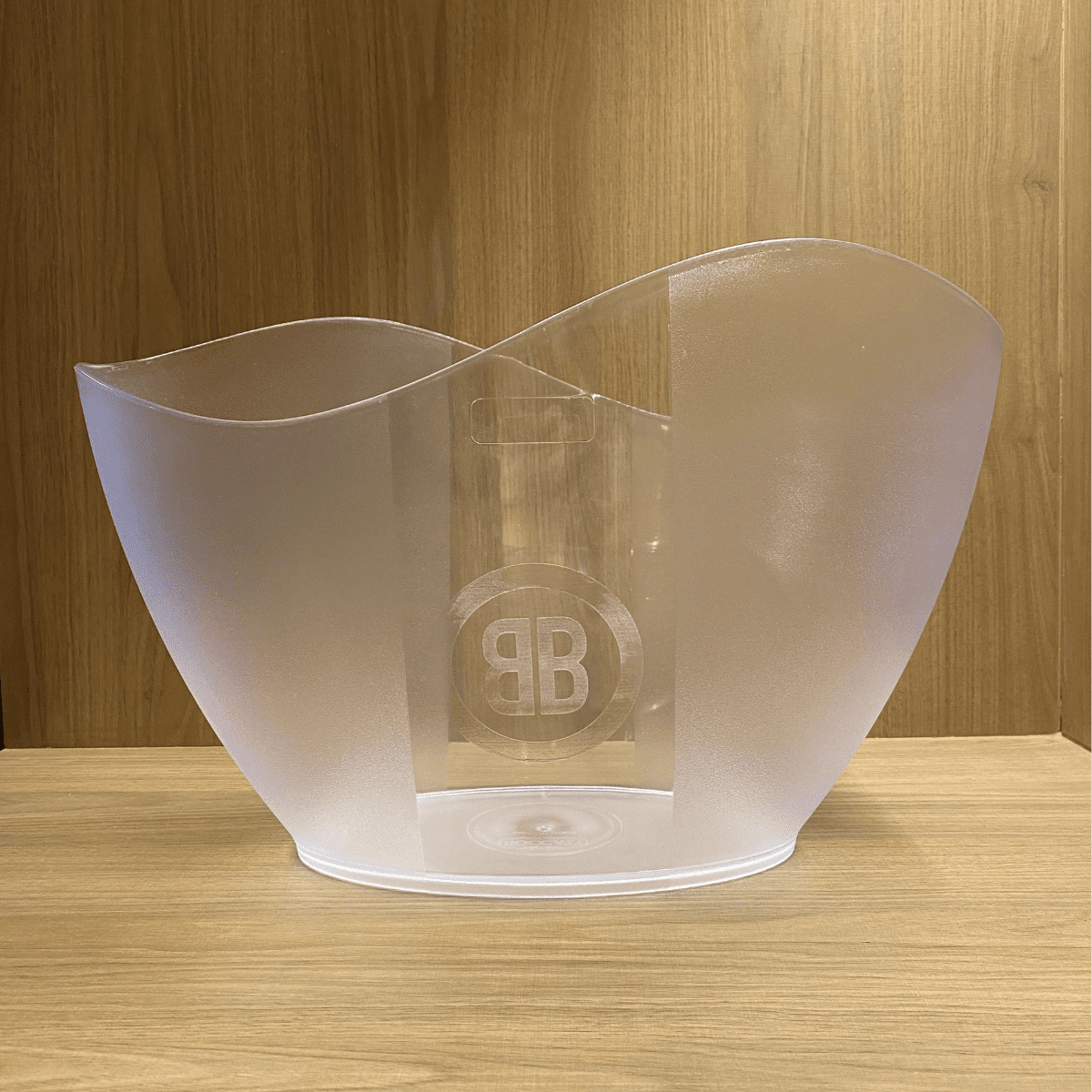 Champanheira Orgânica Texturizada Transparente para 2 ou 3 Garrafas