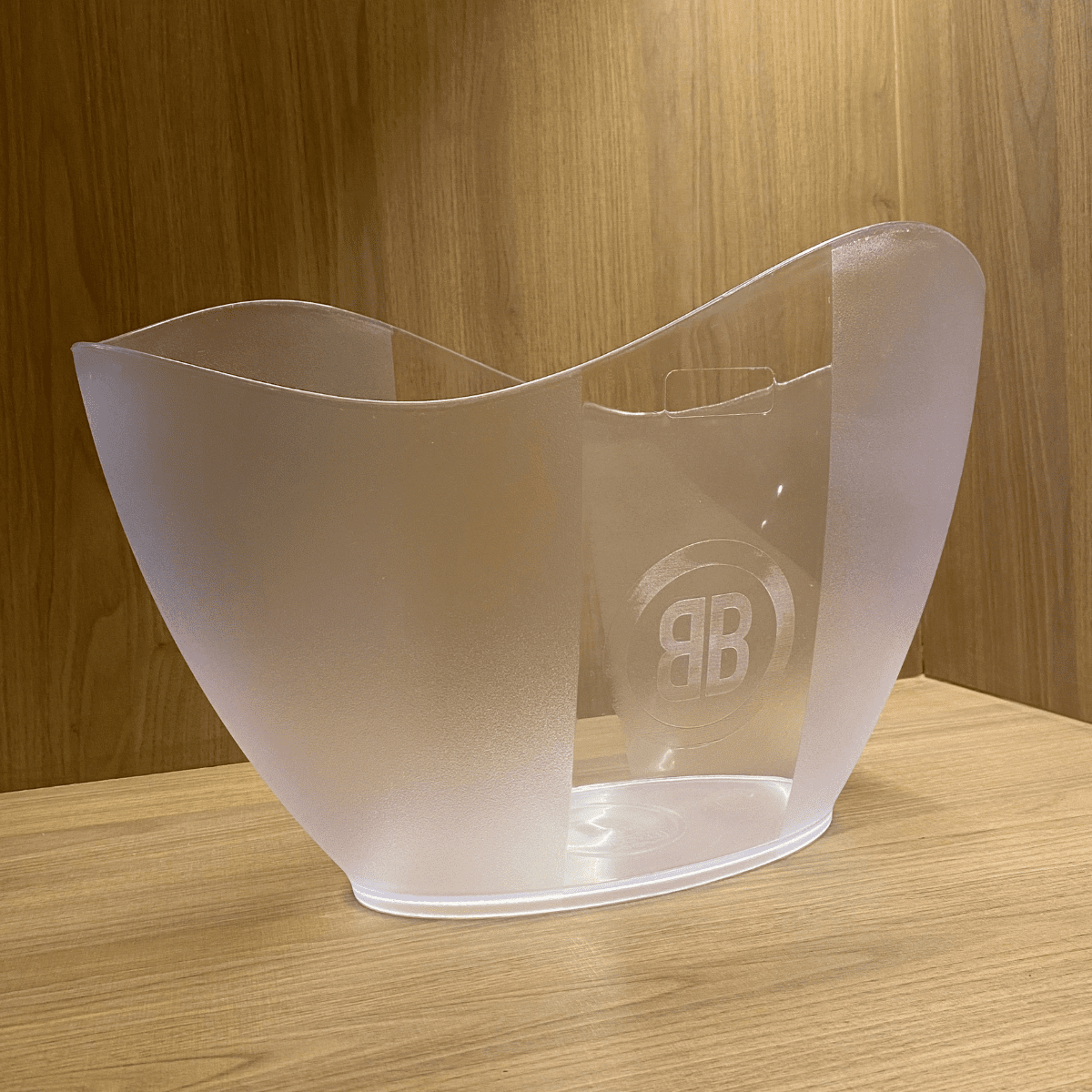 Champanheira Orgânica Texturizada Transparente para 2 ou 3 Garrafas