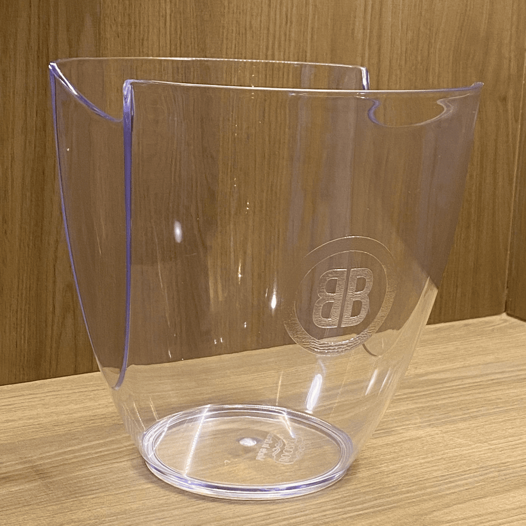 Champanheira Contemporânea Transparente para 1 Garrafa