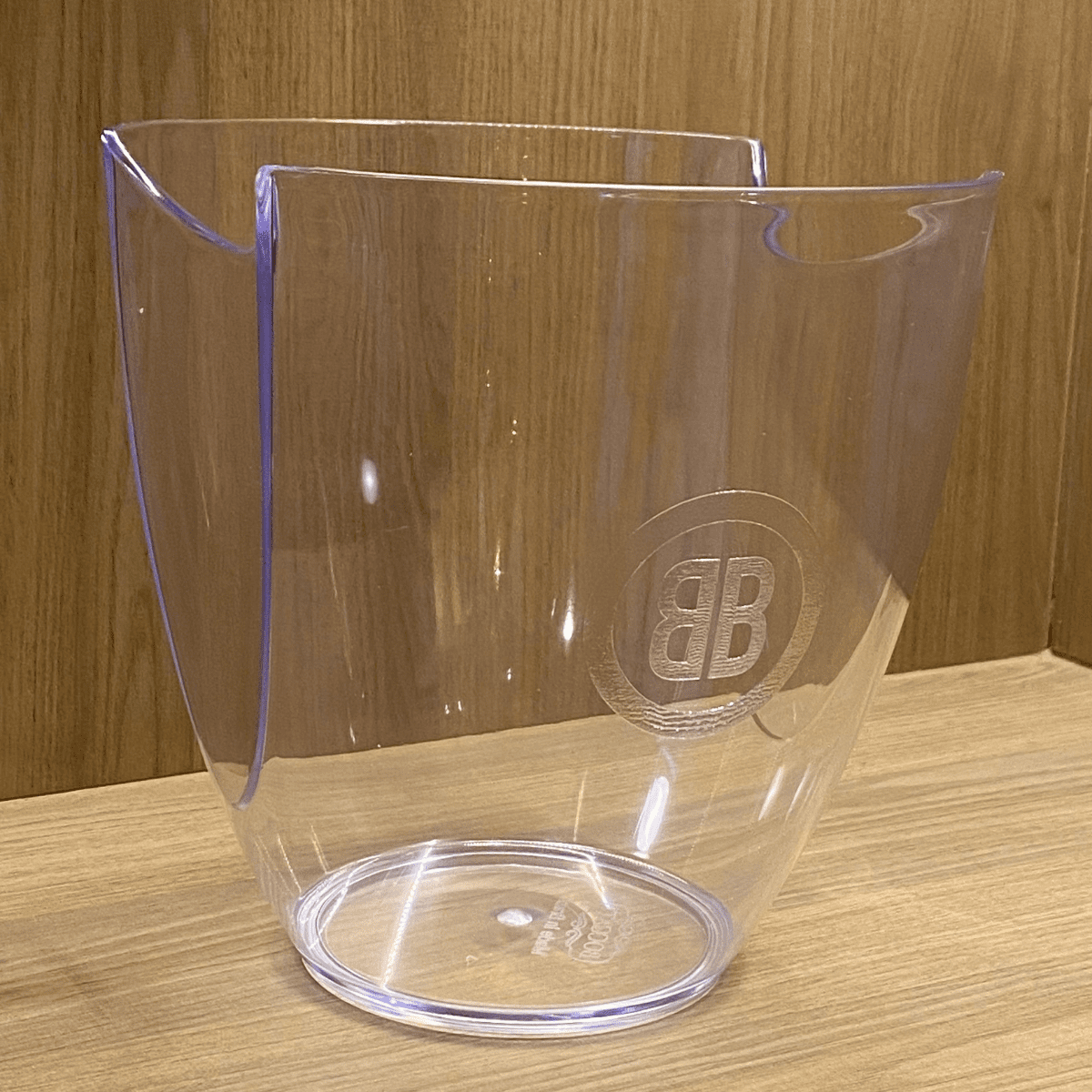 Champanheira Contemporânea Transparente para 1 Garrafa