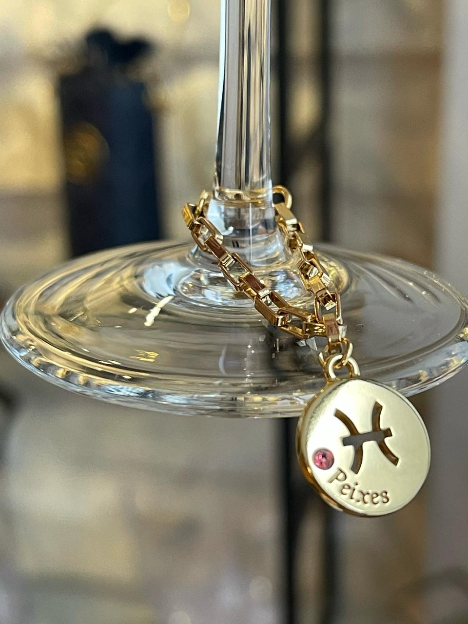 Marcador de Taça-Signos-Peixes