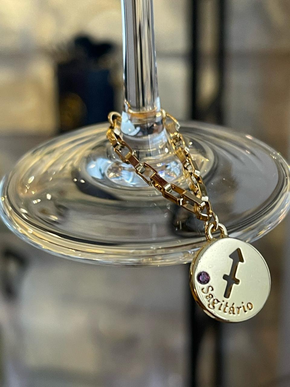 Marcador de Taça-Signos-Sagitário