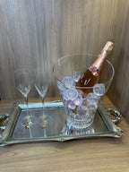 Champanheira Italiana Plisse 1 Garrafa