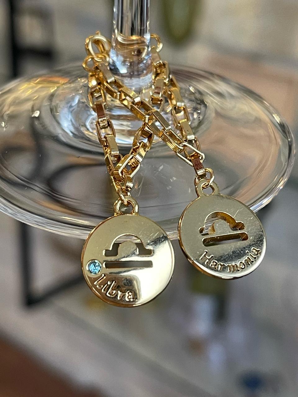 Marcador de Taça-Signos-Libra