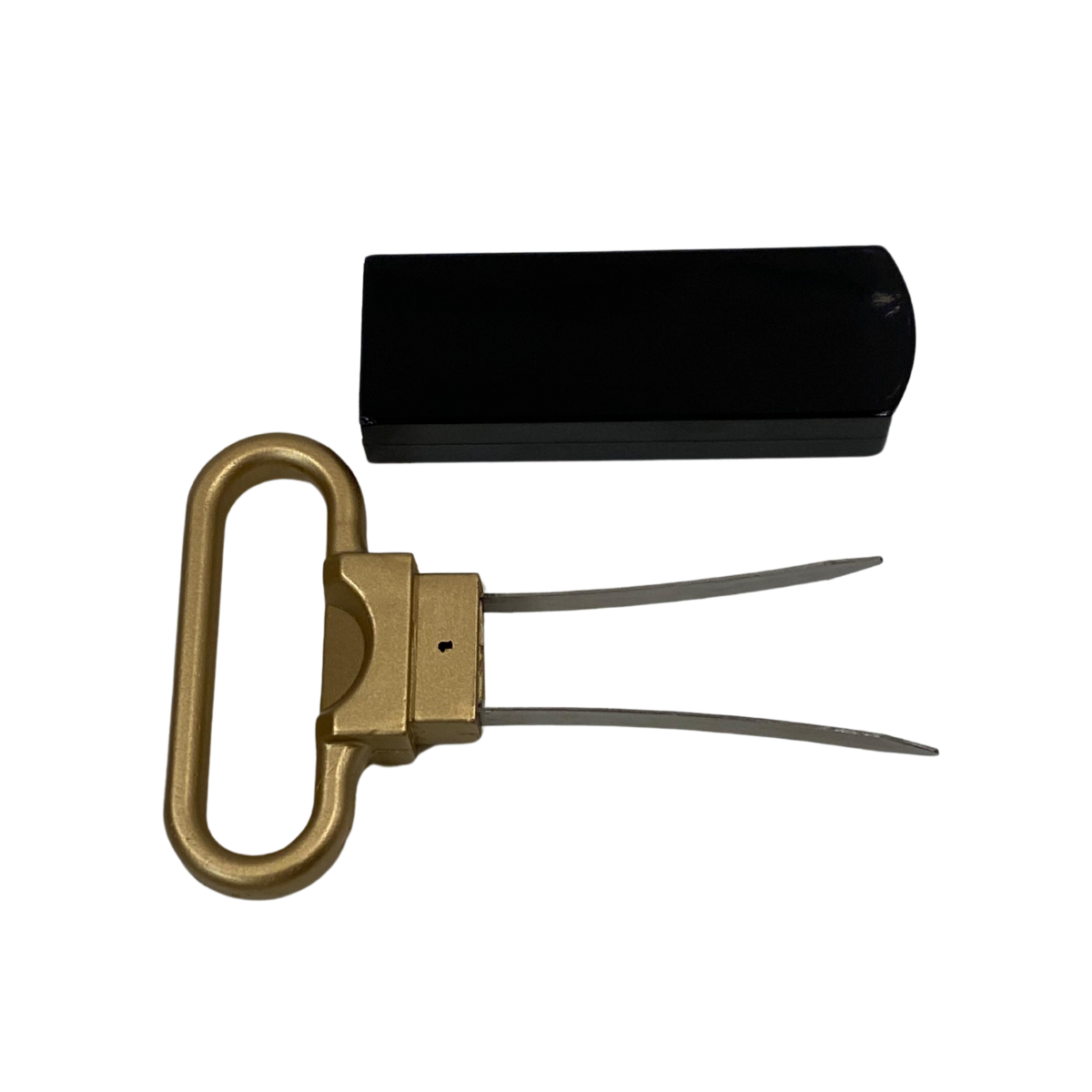 Saca Rolhas Lâminas Paralelas - Dourado Fosco