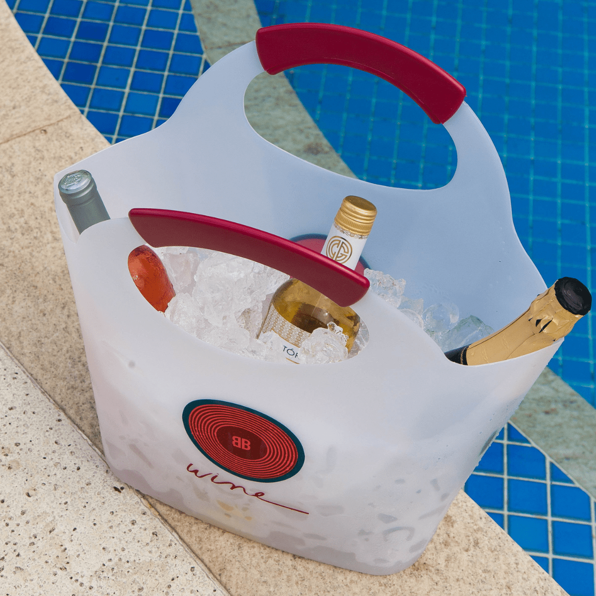 Ice Bag BB Wine Bolsa para Gelo e Vinho para 4 garrafas