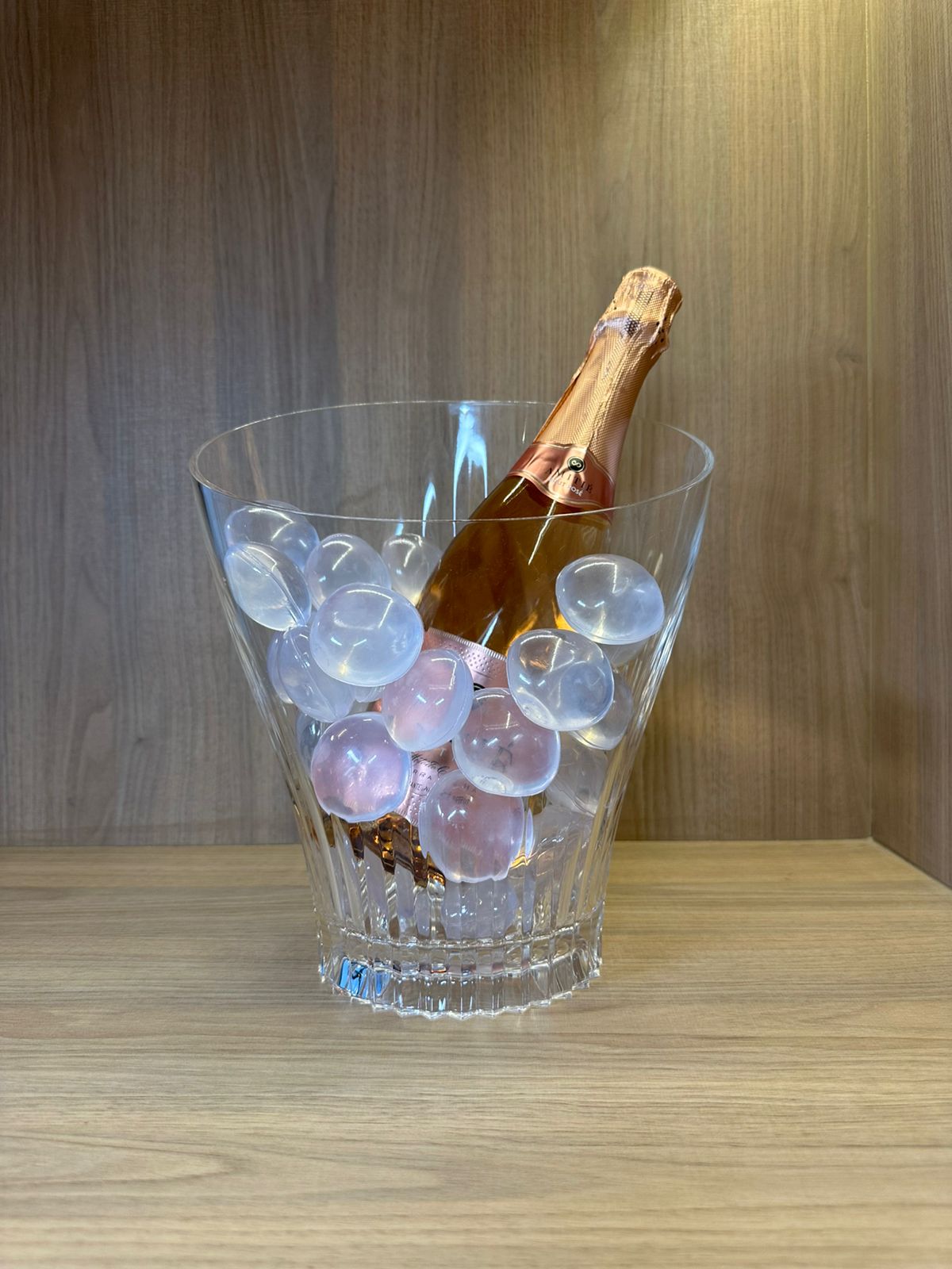 Champanheira Italiana Plisse 1 Garrafa