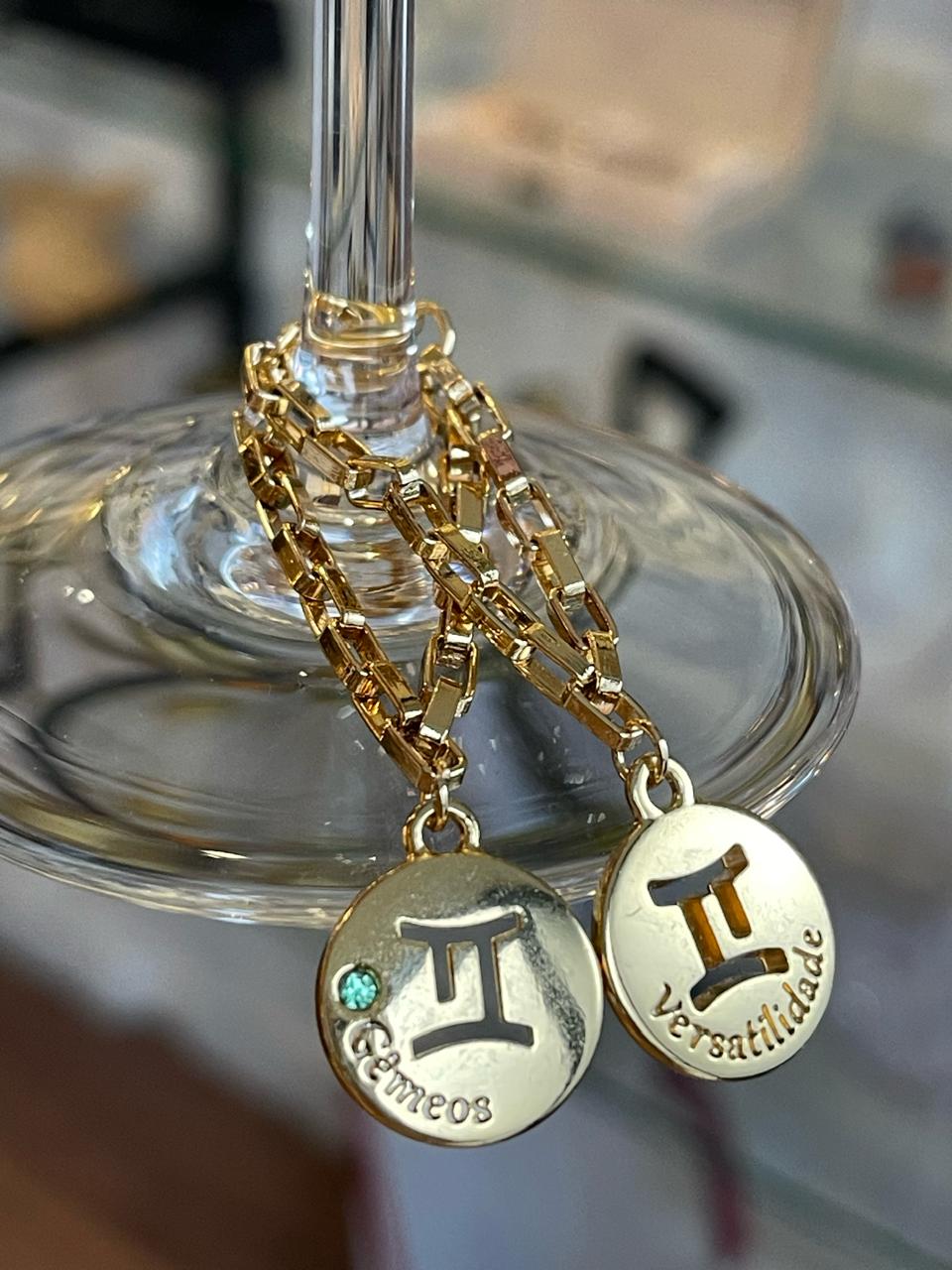 Marcador de Taça-Signos-Gemeos