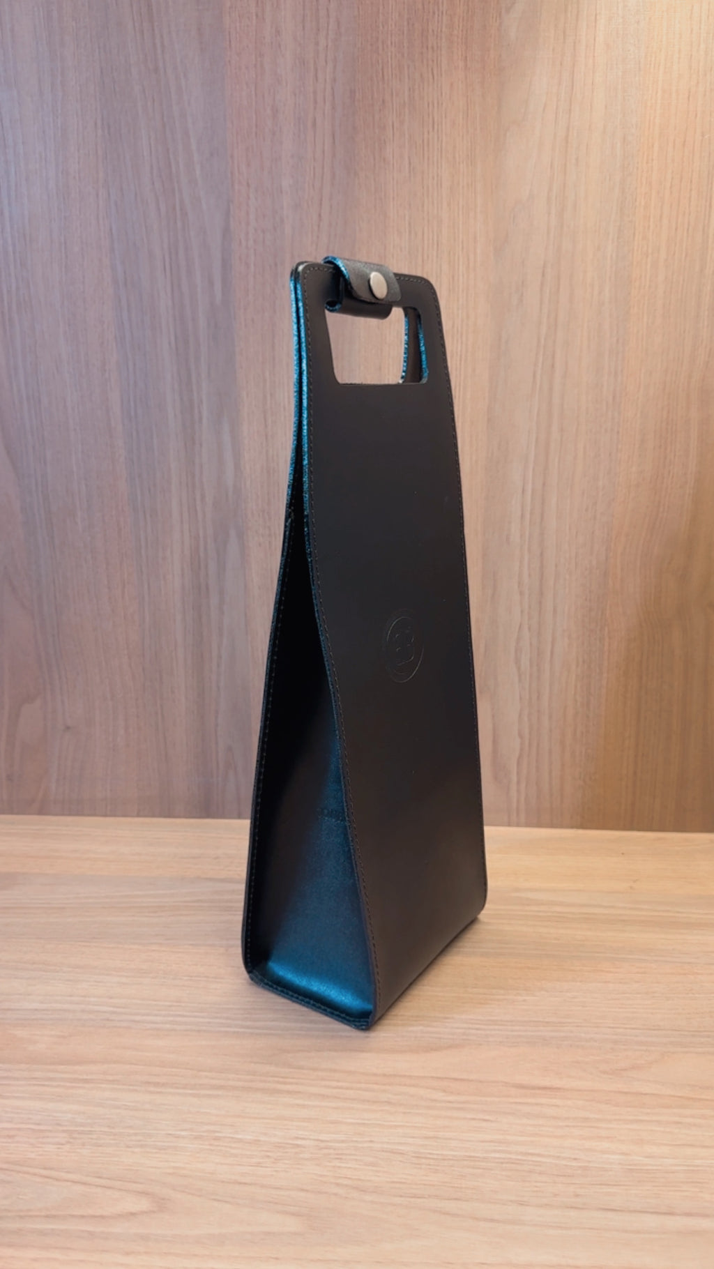 Wine Bag Toscana-1 Garrafa-Preto
