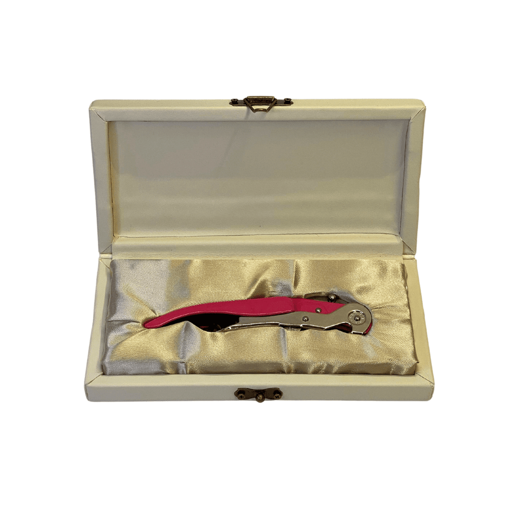 Saca-Rolhas Pulltex ClickCut – Rosa – com Caixa Exclusiva Luxo