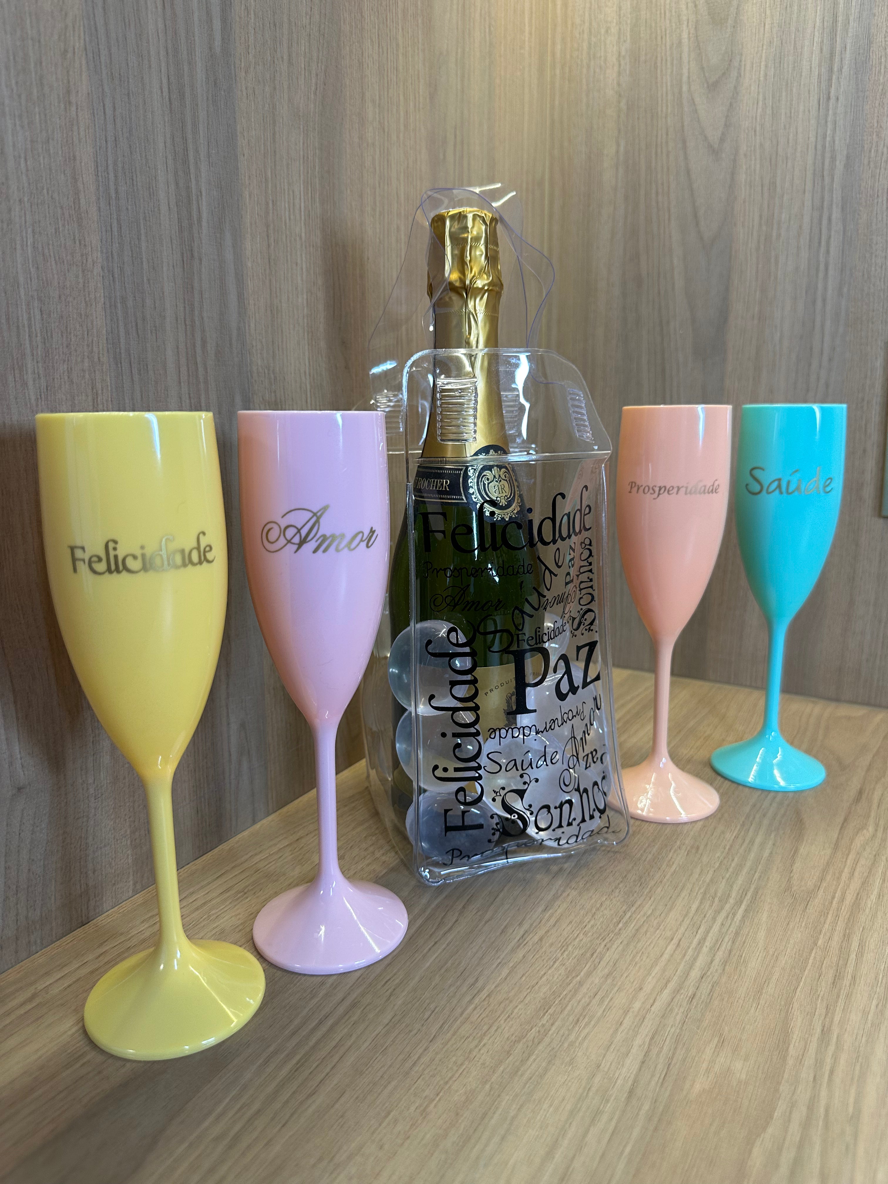 Ice Bag Kit Fresh com 4 Taças