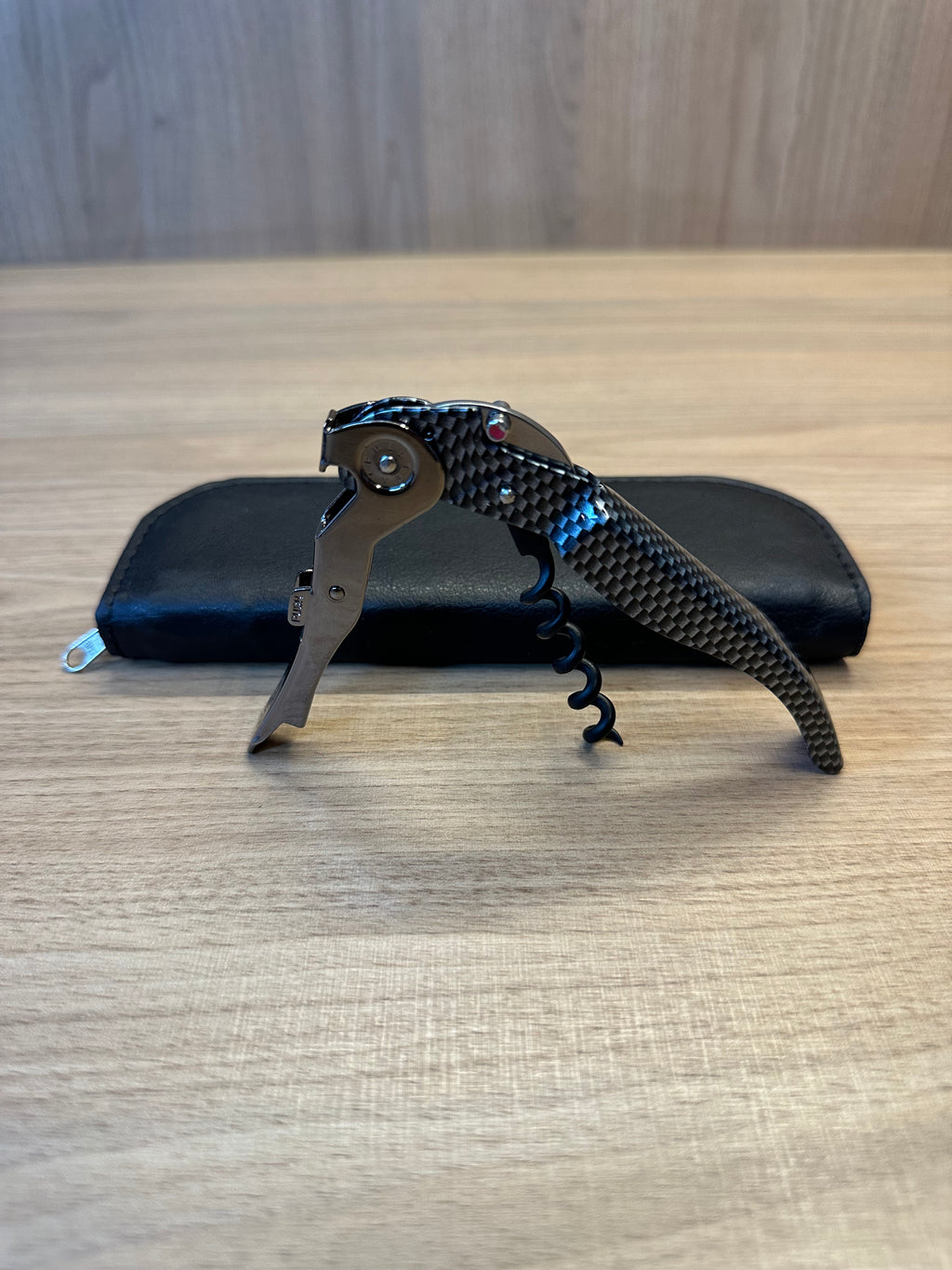 Saca Rolhas Pultex Carbono Dois Estágios com Estojo