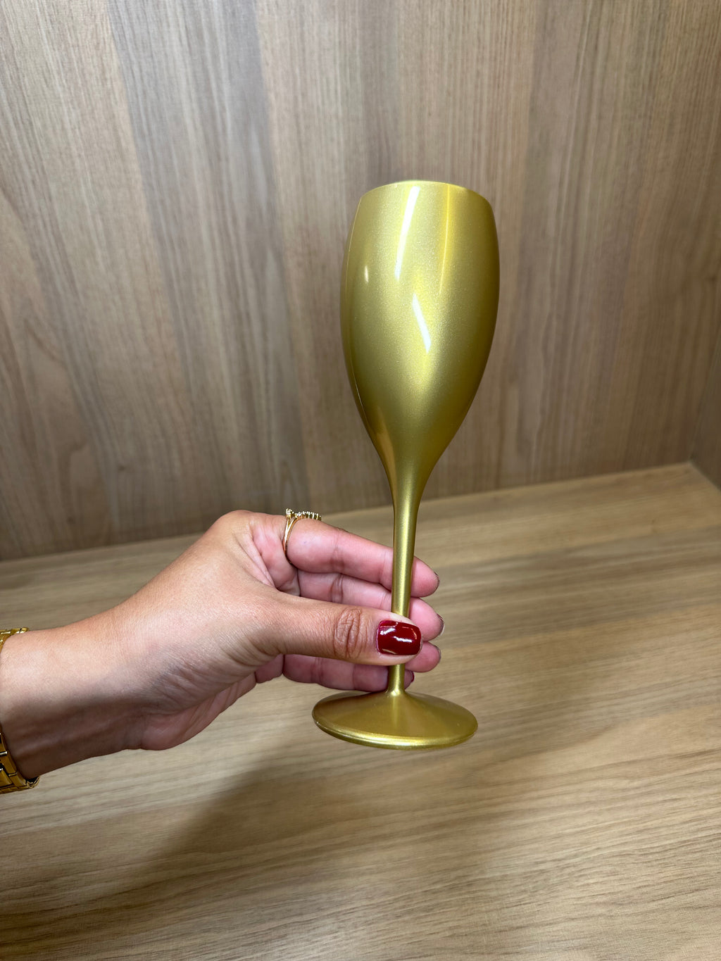 Taça para Espumante/Vinho - Dourada Acqua