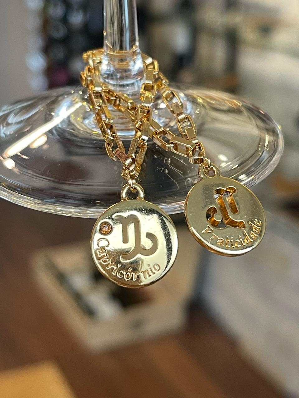 Marcador de Taça-Signos-Capricornio